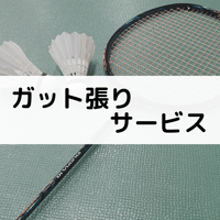 【バドミントン】ガット張り替えサービス