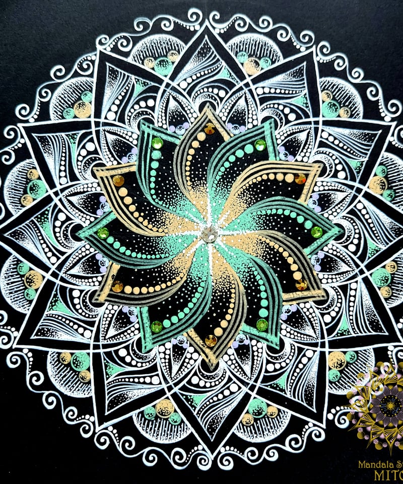 無限に模様を習得する3回目☆マインドフル曼荼羅アート講座 上級編③