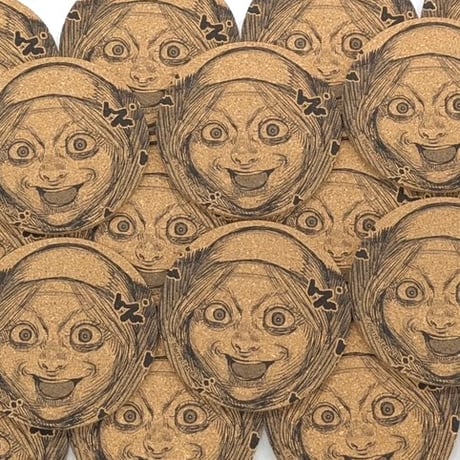 『ゴクシンカ』コルクコースター【三宅乱丈 イムリ 大供覧展】