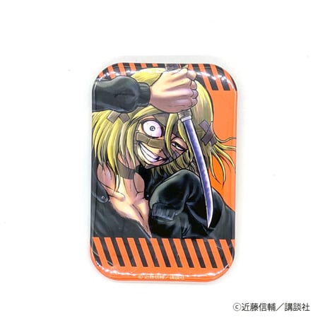 表紙角缶バッジ（全7種）【忍者と極道展 大阪聖典祭（ナニワバイブルズ）】