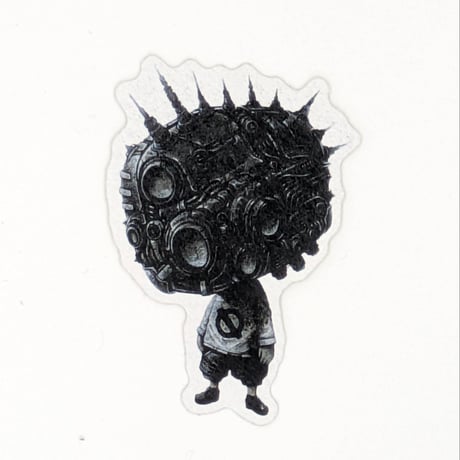 ステッカー（shichigoro-shingo）【企画展　仄暗い午前四時】