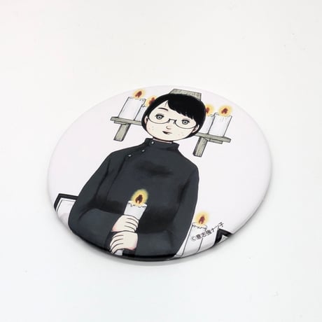 『るなしい』缶マグネット（【意志強ナツ子神託展】
