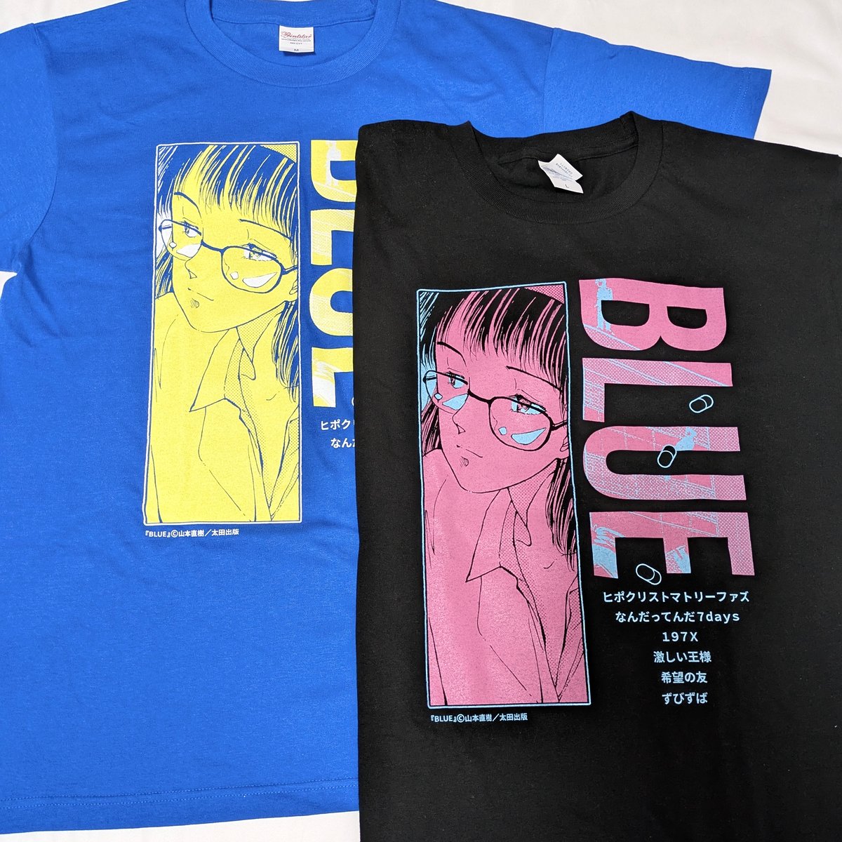 2026年8月お届け予定】Tシャツ（BLUE）【山本直樹原画展 NAKED