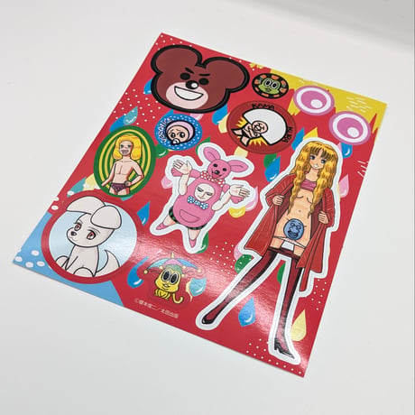 『GOLDEN LUCKY』ステッカーシート【榎本俊二 黄金狂画展 -GOLDEN MANIAX-】