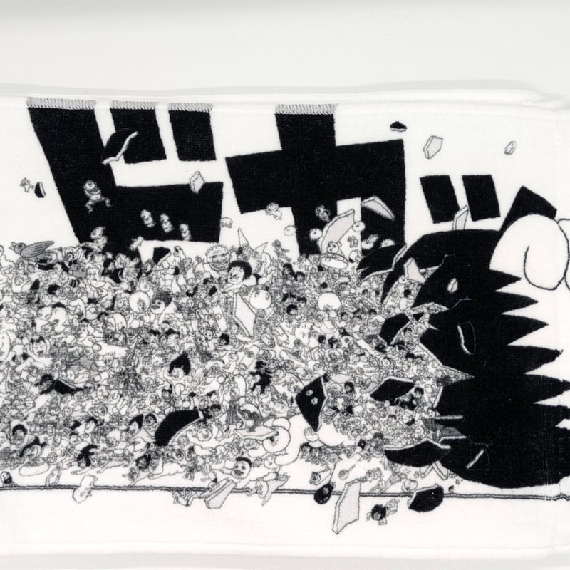 GOLDEN LUCKY』マフラータオル【榎本俊二 黄金狂画展 -GOLDEN MANIAX
