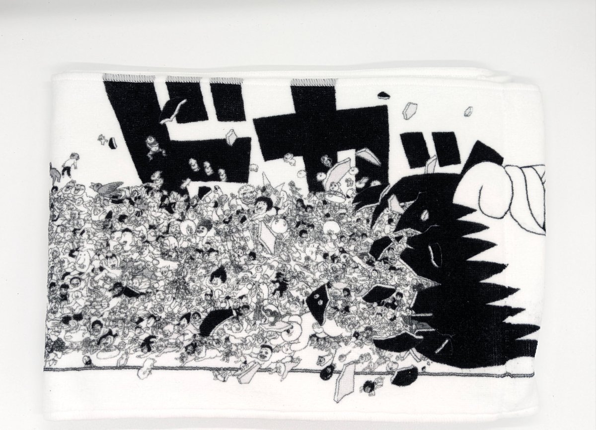 GOLDEN LUCKY』マフラータオル【榎本俊二 黄金狂画展 -GOLDEN MANIAX