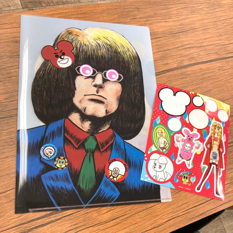 『GOLDEN LUCKY』ステッカーシート【榎本俊二 黄金狂画展 -GOLDEN MANIAX-】
