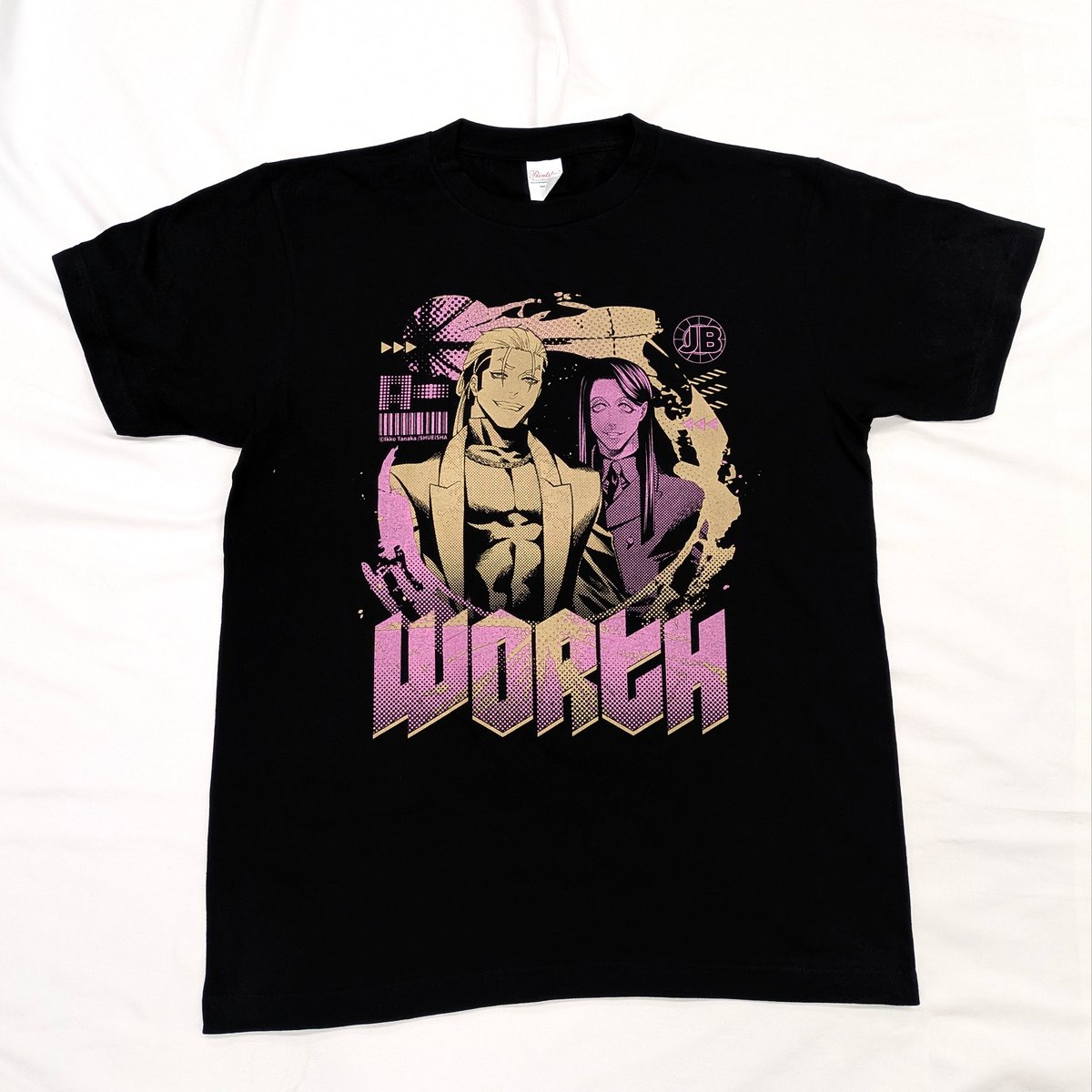 牙頭猛晴＆漆原伊月 WORTH TEE【ジャンケットバンク UNUSUAL TSHIRT CO