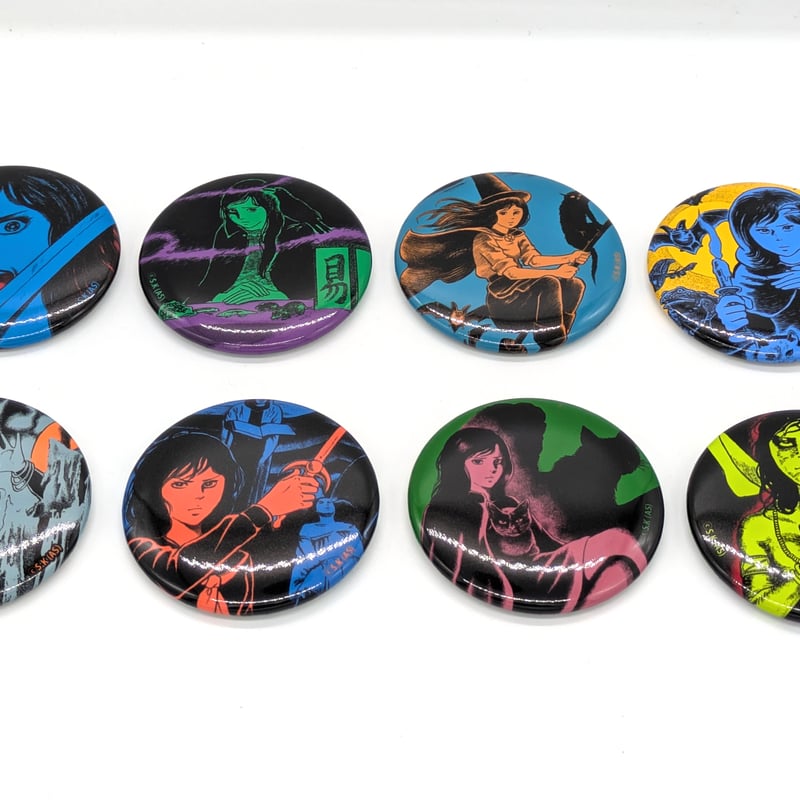 缶バッジ【エコエコアザラク50周年展】 | ベアトラップギャラリー