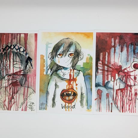 ポストカードセット（浦部はいむ）【企画展　仄暗い午前四時】