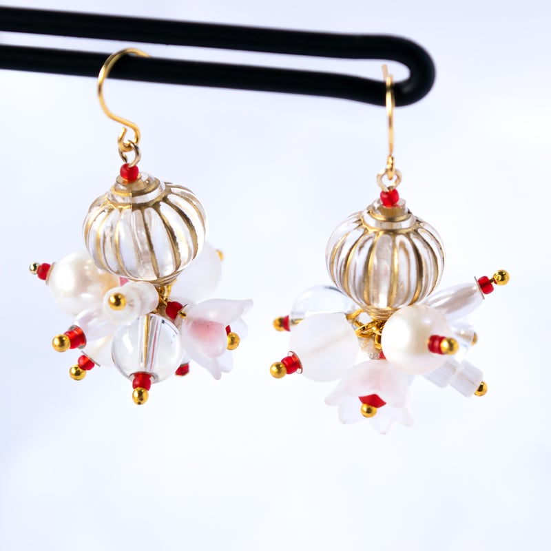 hazeru- ピアス フックピアス 大ぶり 揺れる 大人 かわいい キラキラ