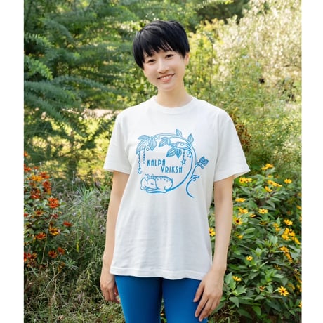 カルパヴリクシャTシャツ/ブルー