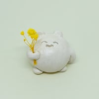 素焼きハムちゃんの一輪挿し（プレゼント）