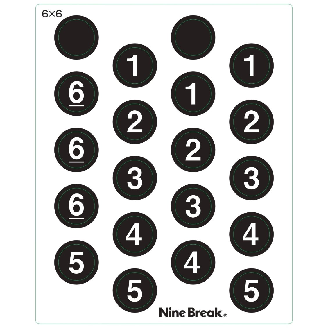 ナインブレイク 改良版  Nine Break Board Game w17b8b5 61bTxGvE4hL._UF894,1000_QL80_.jpg