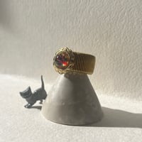 クリスマスリースのゆびわ