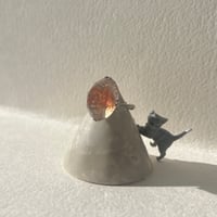 氷漬けの花のゆびわ