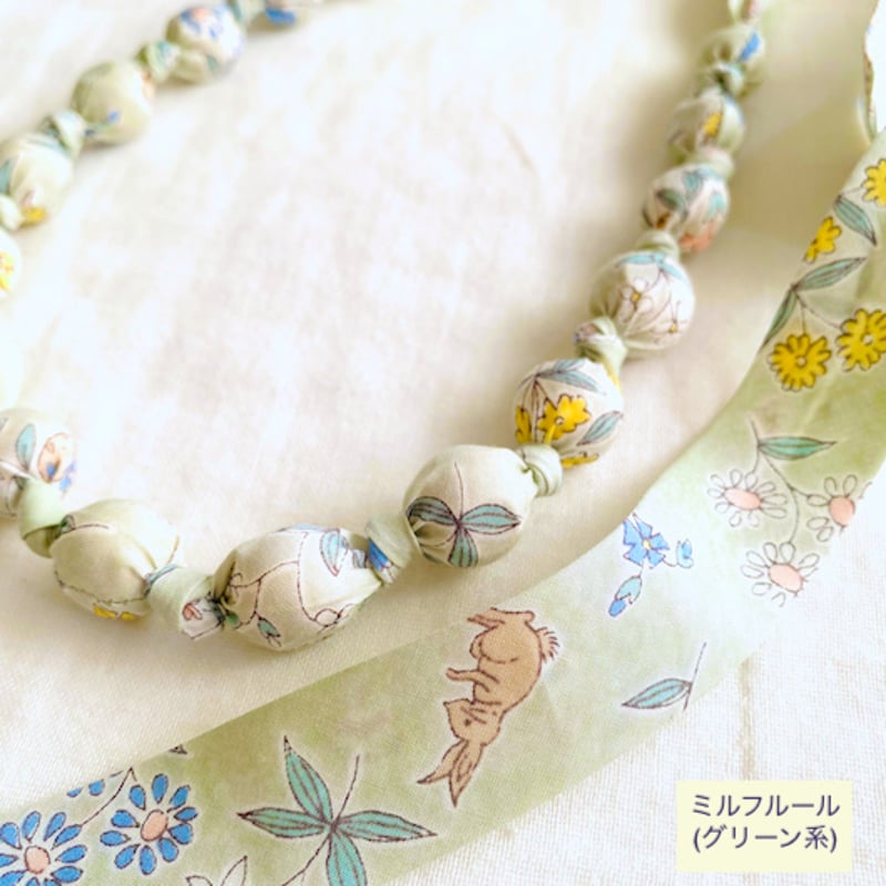 金属アレルギーの方にもオススメの軽い布ネックレス♪ | Moon Rabbit 