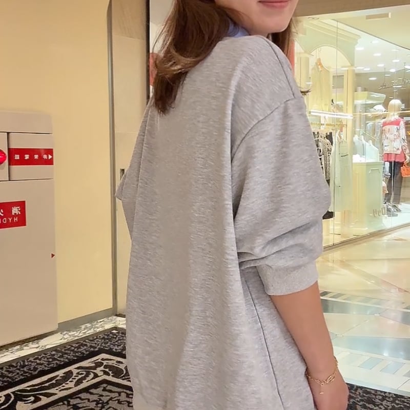 45R チュニックトレーナー襟付き 襟付きトレーナー | ゴールドレイク