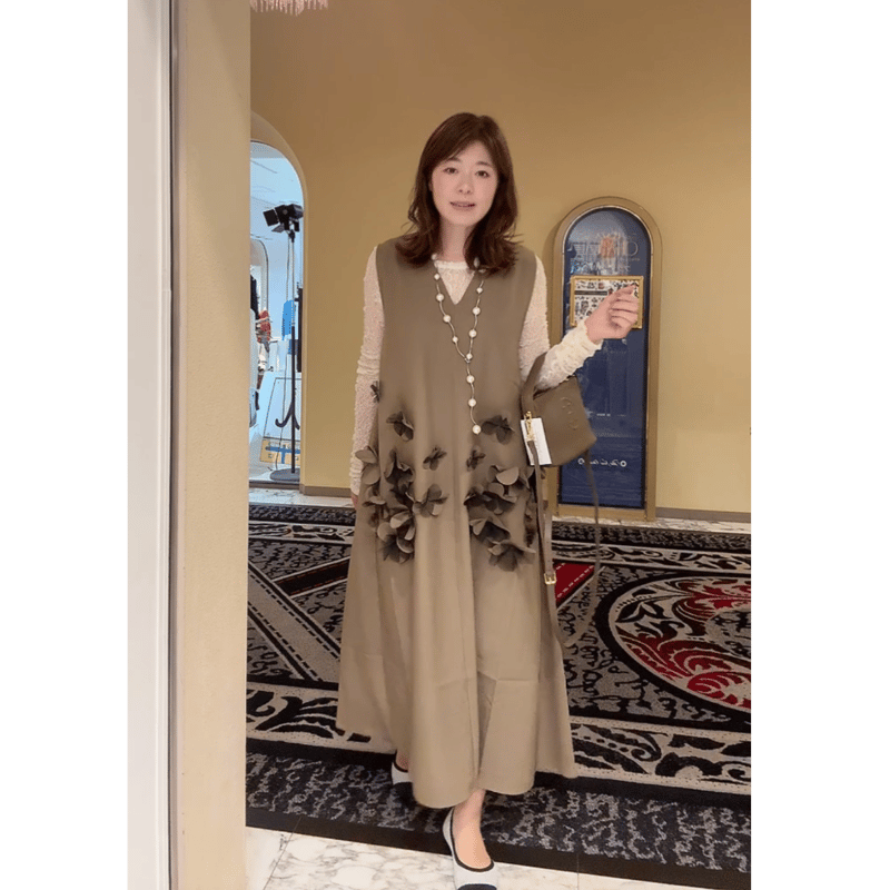 rady 花びらチュニック 花びらワンピース | ゴールドレイク