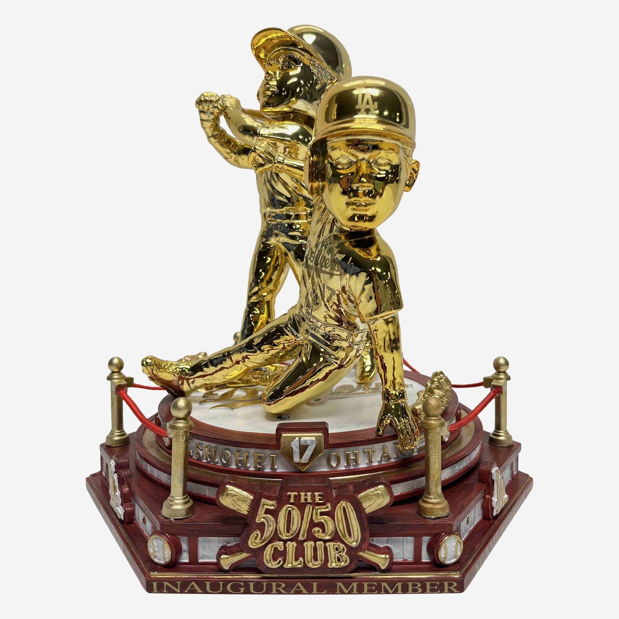 世界150個限定　大谷翔平ボブルヘッド　ゴールド　50/50 世界150個限定】50HR&50盗塁 デュアル 回転式 ボブルヘッド 大谷翔平