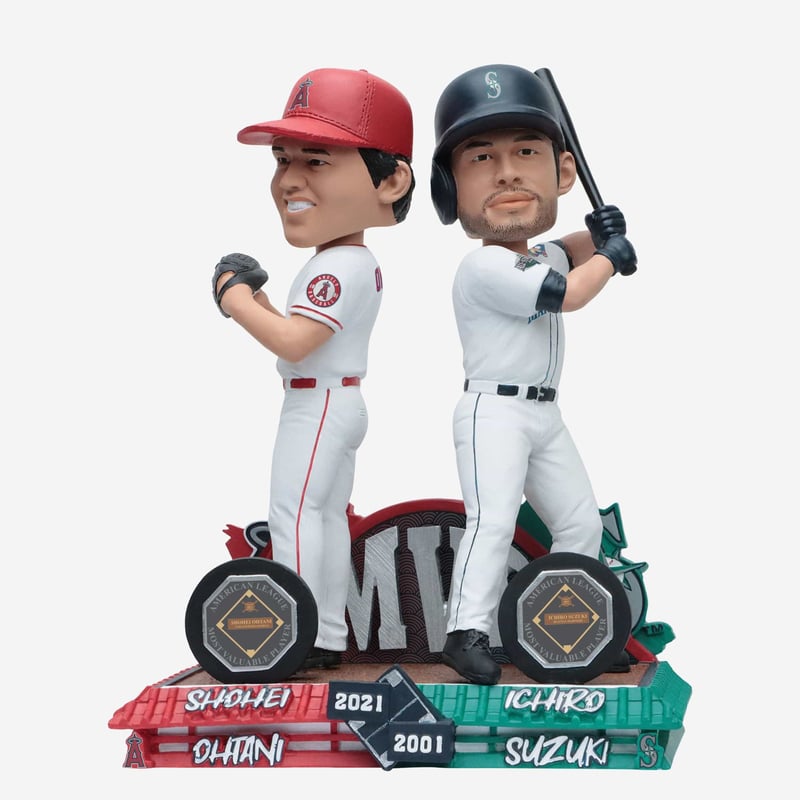 世界288個限定】大谷翔平 鈴木一郎 2001年&2021年 MVP デュアル 世界288個限定】大谷翔平 鈴木一郎 2001年&2021年 MVP デュアル
