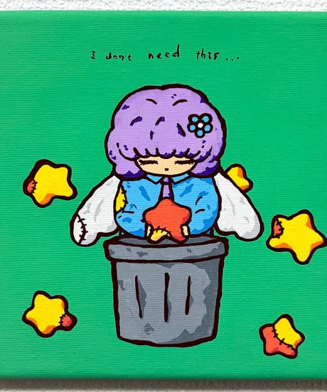 ゴミ捨て(150×150mm)