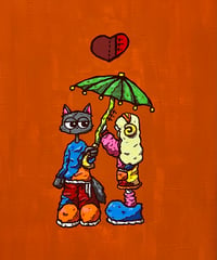 はんぶんこ(33.3×24.2cm)