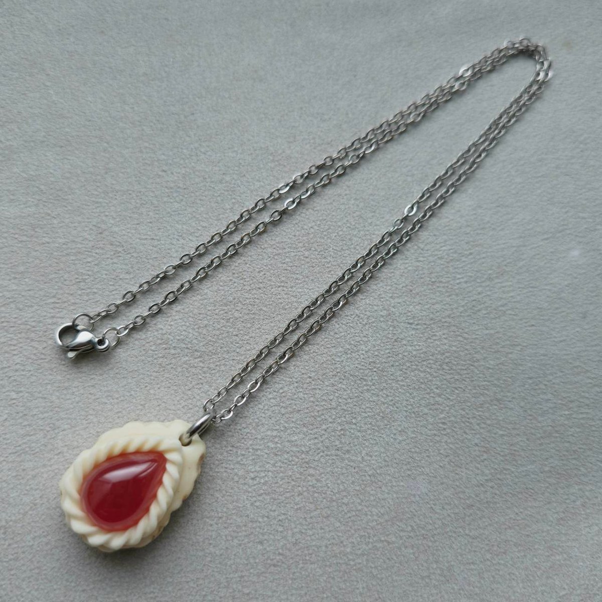 鹿の角 インカローズのネックレス | 鹿角工房～イランカラプテ～