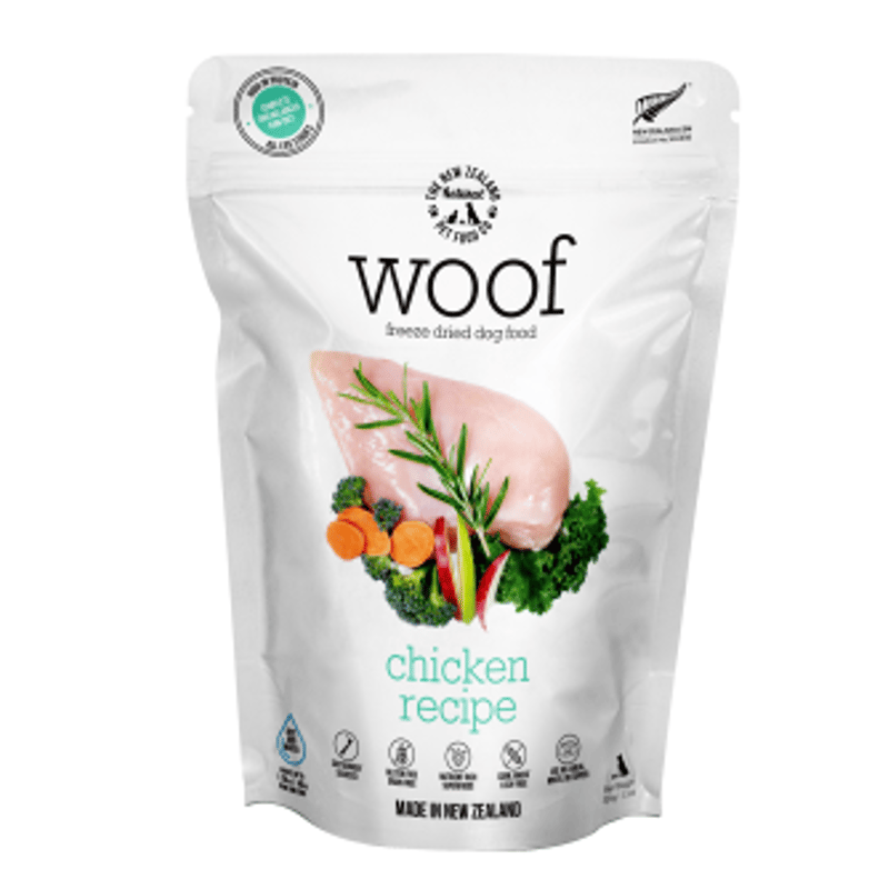 woof フリーズドライドッグフード チキンレシピ WOOF ワフ フリーズドライドッグフード チキン 50g | Chuck's