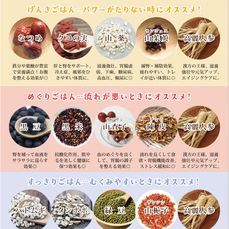 お気楽ワン膳 げんきごはん♪　活力不足・食欲不振などの体質に