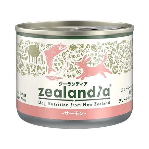 ジーランディア ドッグフード パピー用 24缶セット　サーモン、チキン ジーランディア サーモン缶 170g ※同シリーズよりどり5+1対象商品