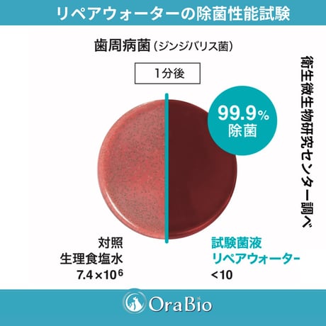 ＜歯周病菌を99.9％除去！＞　 リペアウォーター　250ml