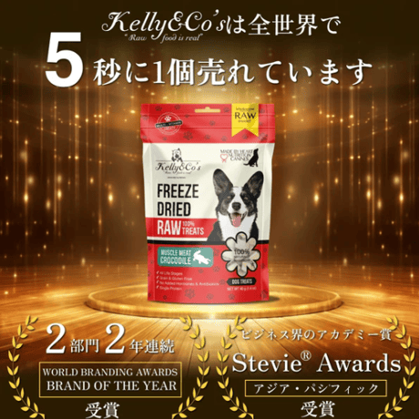 Kelly&Co's　フリーズドライ　クロコダイル（ワニ）マッスルミート