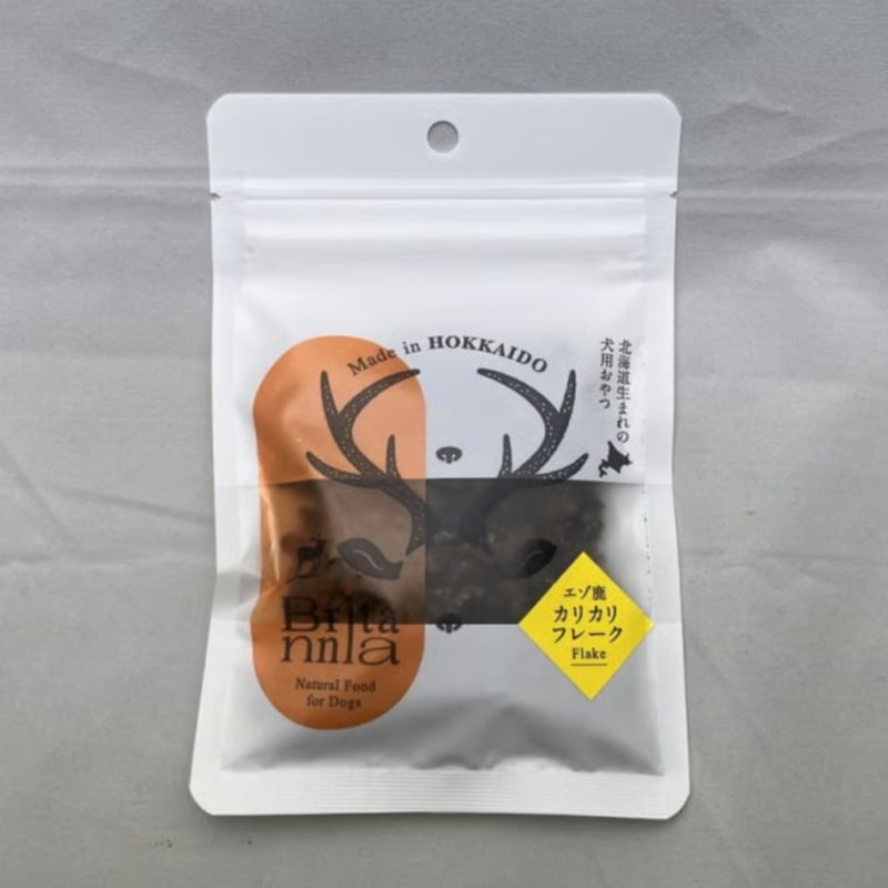 ブリタニア】エゾ鹿肉 カリカリフレーク 30g | Dog's Pantry Citron