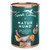 テラカニス ハイカロリー缶！　ネイチャーハウンド チキン&ラビットスウィートポテト&梨