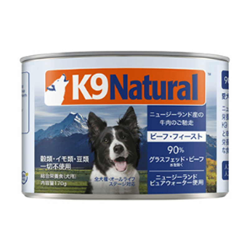 K9ナチュラル プレミアム缶 ビーフ・フィースト | Dog's Pantry Citron