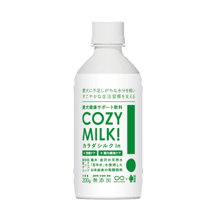 愛犬健康サポート甘酒『COZY MILK! カラダシルク in』 ※シルクフル2.7