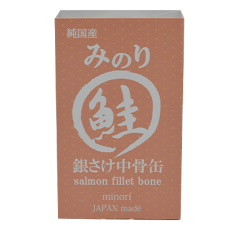 みのり　銀さけ中骨缶　100g
