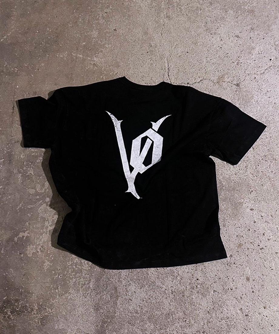 OVER FIT LOGO VINTAGE T-SHIRT / BLACK | Volff