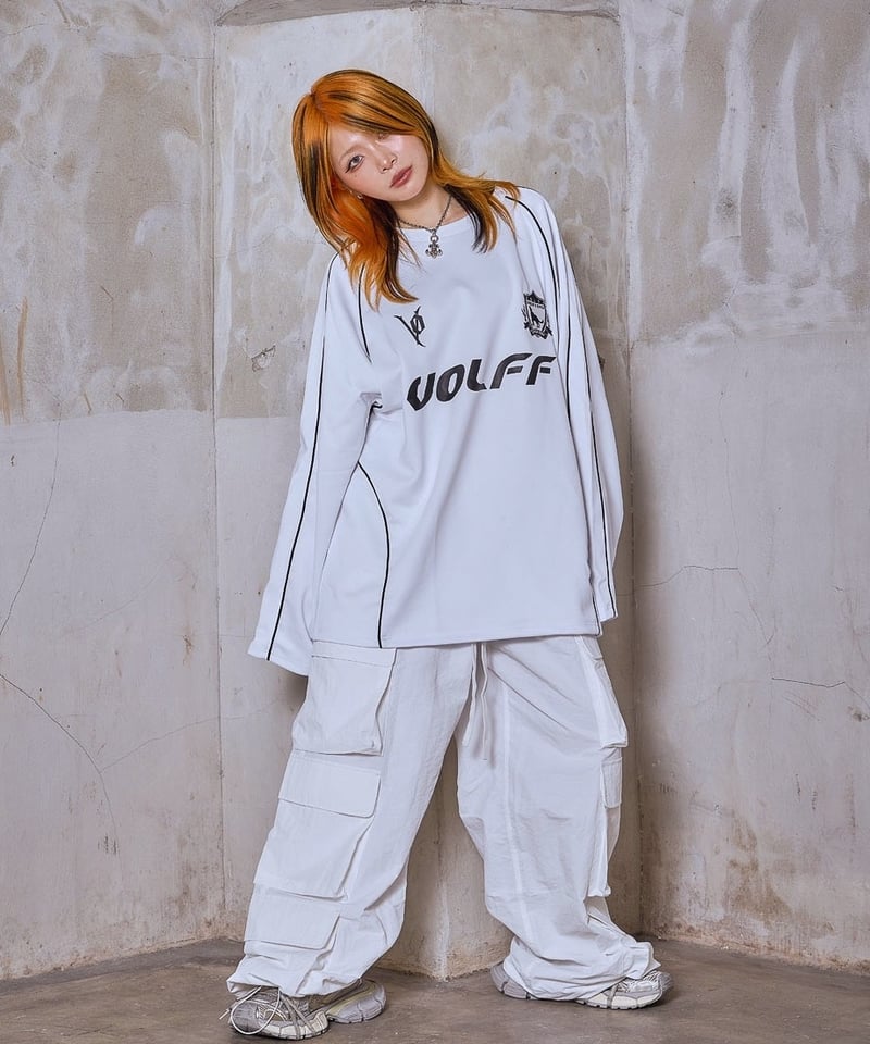 COUNTLESS POCKET EASY CARGO PANTS / WHITE | Volff COUNTLESS POCKET EASY CARGO PANTS / WHITE | Volff