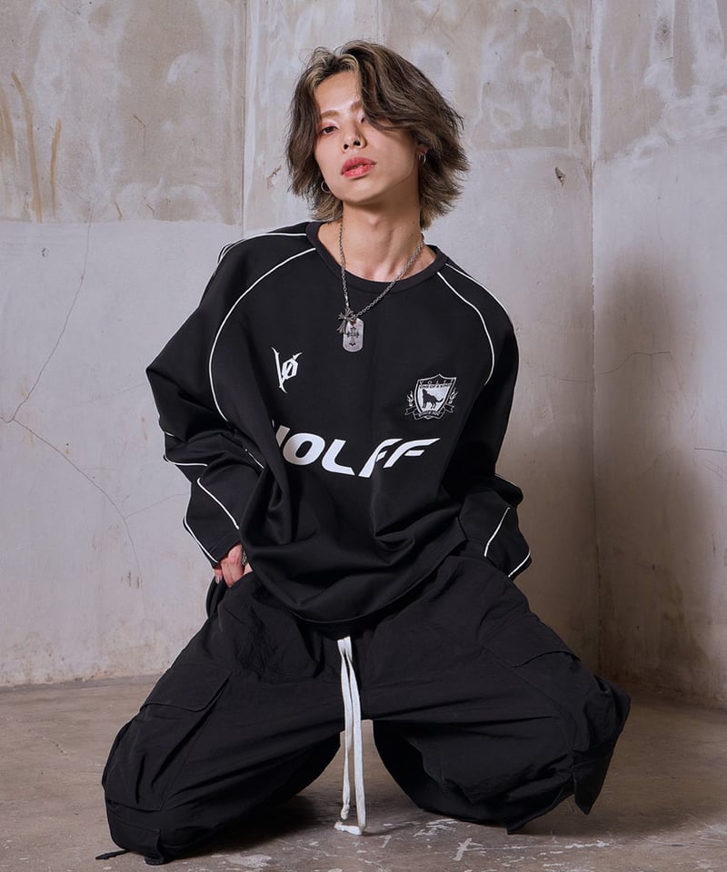 リバプール ノーブランドゲームシャツ ブラック フリー 11-12アウェイ PIPING LINE GAME SHIRT / BLACK | Volff