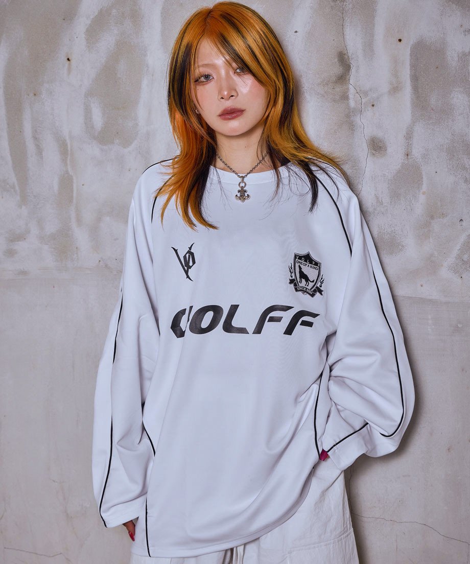 PIPING LINE GAME SHIRT / WHITE | Volff