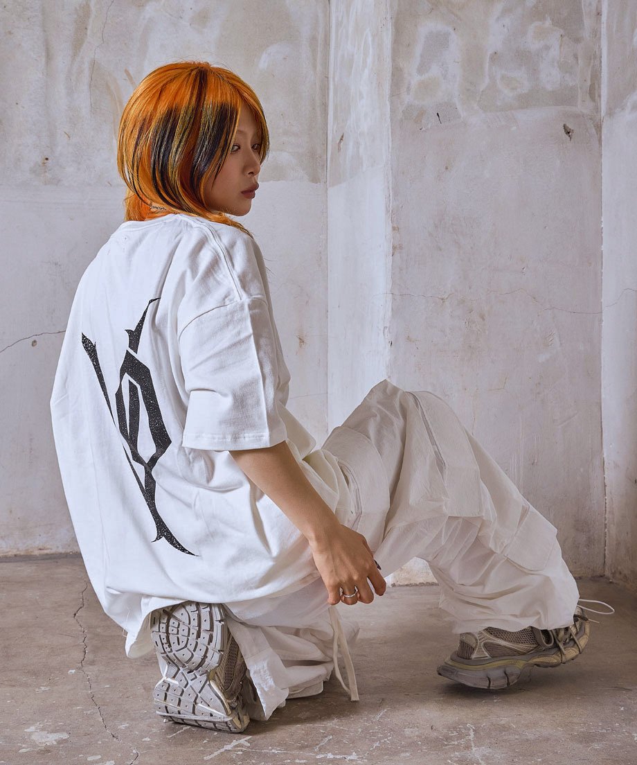 OVER FIT VINTAGE LOGO T-SHIRT / WHITE | Volff