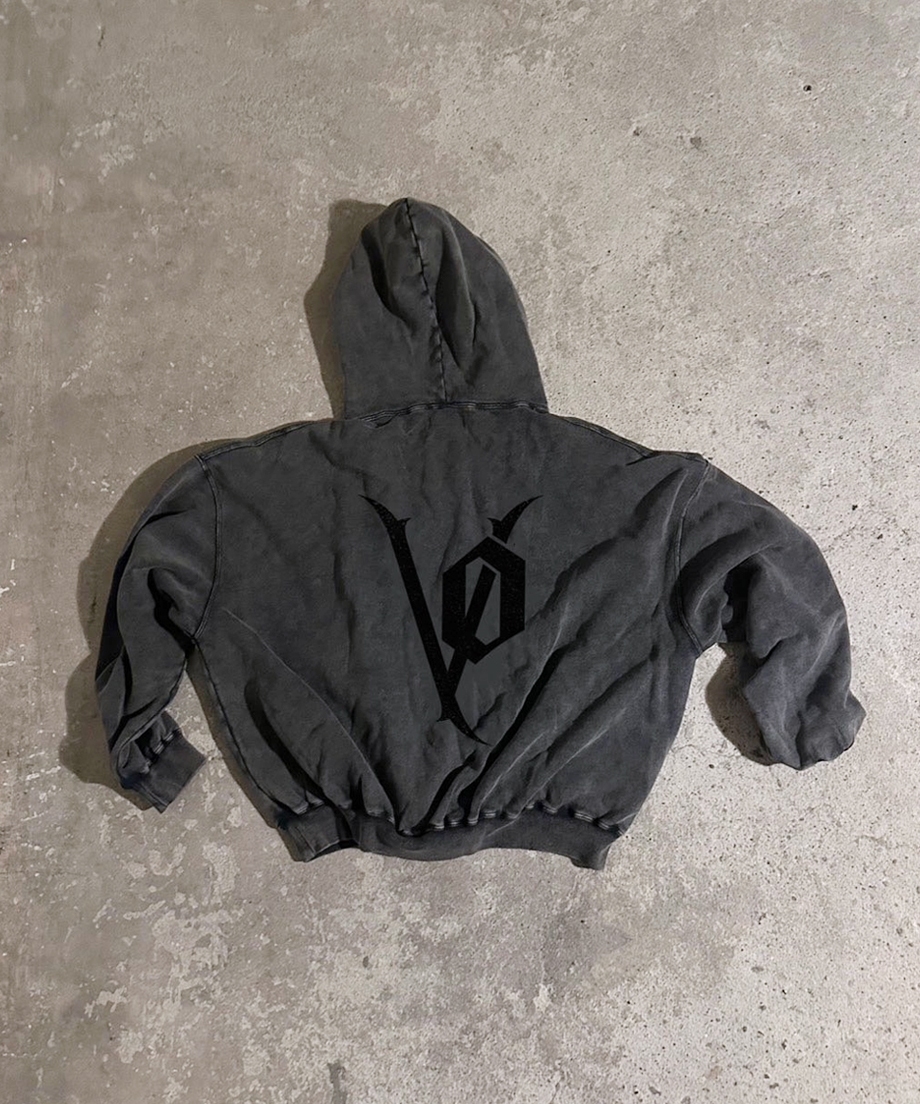 Volff オーバーフィットヴィンテージロゴTシャツ チャコール OVER FIT LOGO VINTAGE T-SHIRT / CHARCOAL | Volff