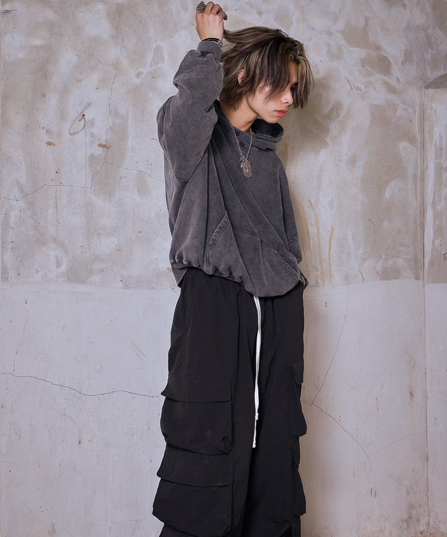 Volff オーバーフィットヴィンテージロゴTシャツ チャコール OVER FIT LOGO VINTAGE T-SHIRT / CHARCOAL | Volff