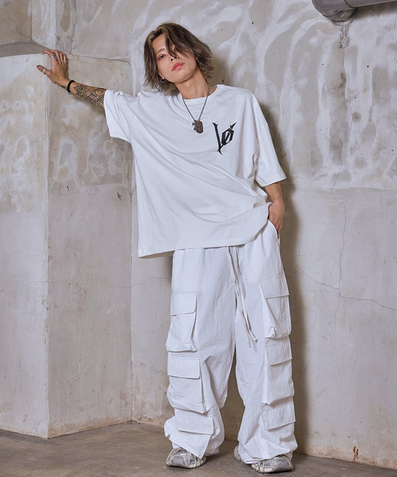 OVER FIT VINTAGE LOGO T-SHIRT / WHITE | Volff