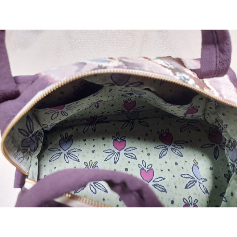 ボストンバッグ(辻ヶ花·紫) | きもの 麻亜家