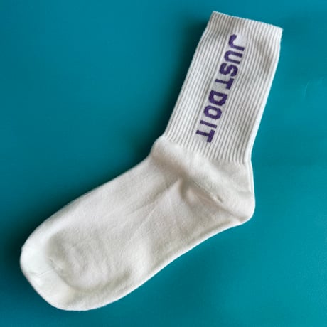 わかる人にはわかるソックス JUST DO IT