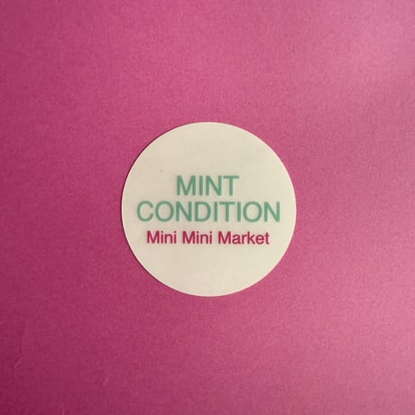 ORIGINAL MINT CONDITION ステッカー