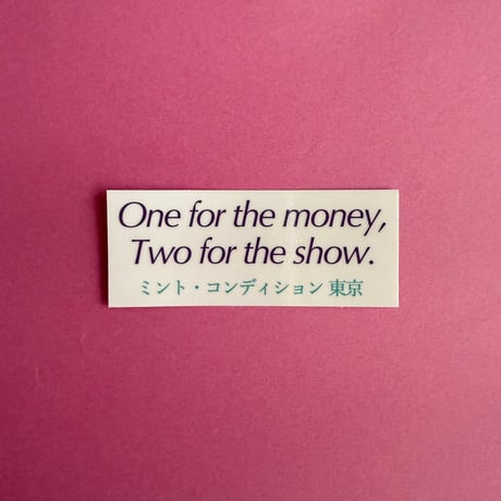 ORIGINAL MINT CONDITION ステッカー